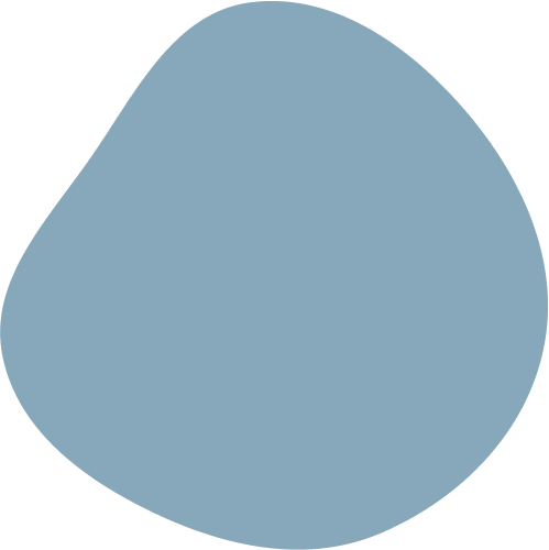 blue blob in the background