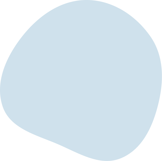 Blue background blob